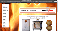 Desktop Screenshot of kunstschlosserei-grasmueller.de